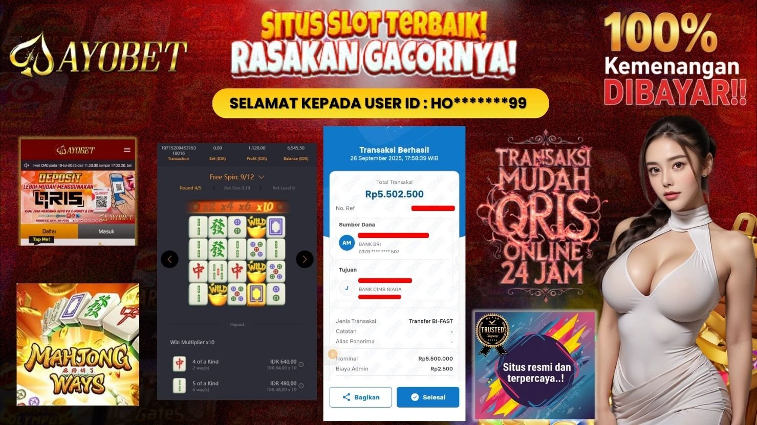 AYOBET JACKPOT SLOT MAHJONG WAYS